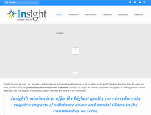 Tablet Screenshot of insightnc.org